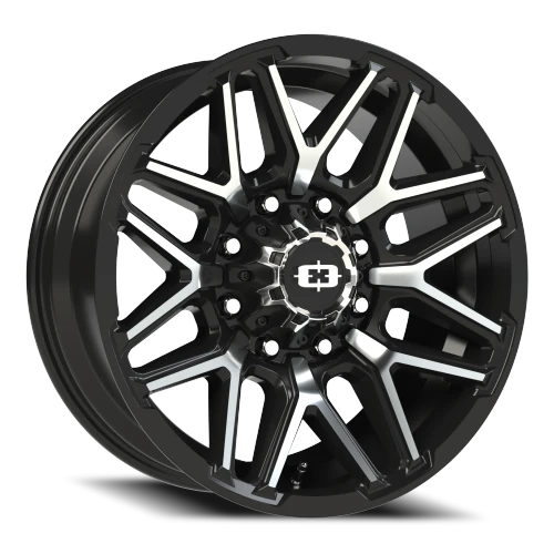 Vision 305 Rekluse Wheels Rims 20x9 8x165.1 Gloss Black Machined Face -12mm | 305-2981GBMF-12