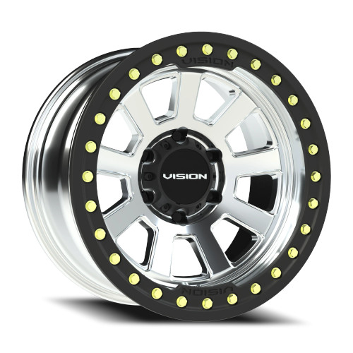 Vision 350 Ojos Wheels Rims 20x9 8x170 Machined 10mm | 350BL2970ACBR10D