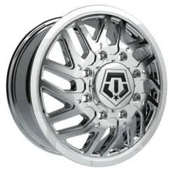 Tis Dually 544C  Wheels Rims 17x6.5 8x200 Chrome -140mm