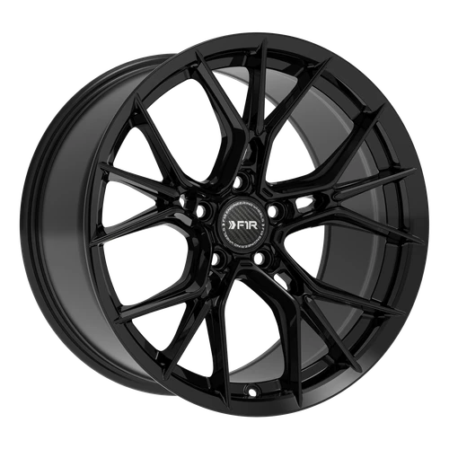 F1R Fs1 Wheels Rims 20x10 5x114.3 Gloss Black 38mm | FS120105114GB38