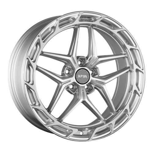 F1R Fs5 Wheels Rims 18x8.5 5x112 Machine Silver 35mm | FS518855112MS35
