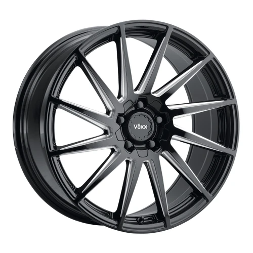 Vöxx Felina Wheels Rims 19x8.5 5x108 Gloss Black Milled 45mm | FLN 985-5011-45 GBM