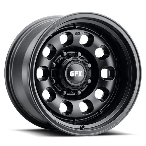 G-Fx Tr35 Wheels Rims 18x8.5 6x139.7 Matte Black -6mm | T35 885-6139N6 MB