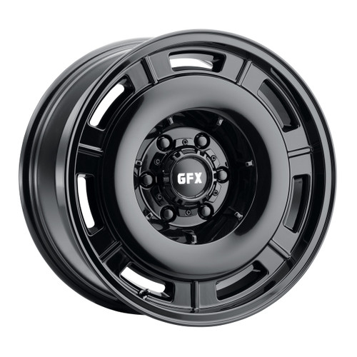 G-Fx Tr36 Wheels Rims 17x8.5 5x114.3 Gloss Black 25mm | T36 785-5018-25 GB
