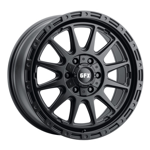G-Fx Tr38 Wheels Rims 17x8.5 6x135 Matte Black 35mm | T38 785-6009-35 MB