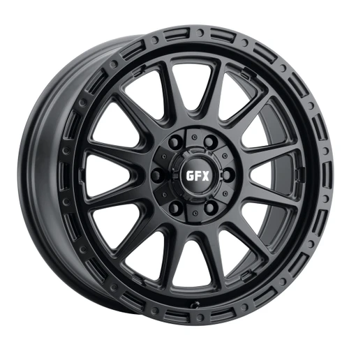 G-Fx Tr38 Wheels Rims 18x8.5 5x127 Matte Black 35mm | T38 885-5009-35 MB