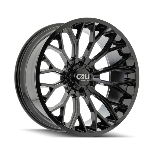 Cali Off-Road Evoke Wheels Rims 24x12 8x170 Gloss Black -25mm | 9119-24270GB-25