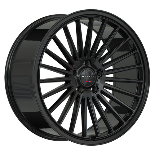 Koko Kuture Parlato Wheels Rims 22x9 5x114.3 Gloss Black 30mm | KK-2290F30KOPARGBR