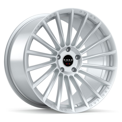 Koko Kuture Urfa Wheels Rims 24x10 6x139.7 Gloss Silver 18mm | KK-2410S18KOURGSD
