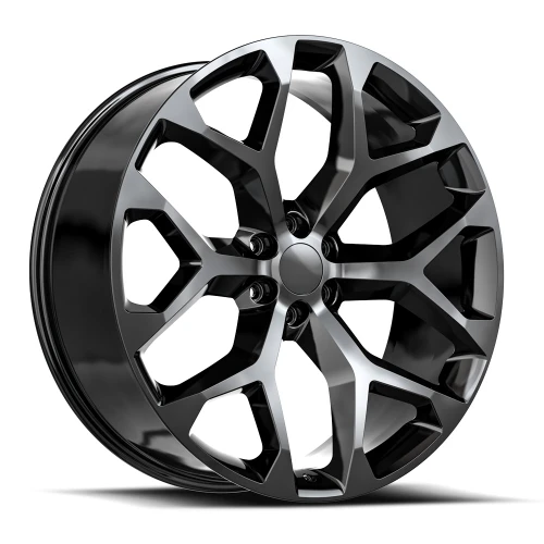 O.E. Revolution G-09 Wheels Rims 22x9 6x139.7 Gloss Black 24mm | G09-2295024GB-I