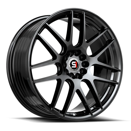 Spec-1 Sp-65 Wheels Rims 18x9 5x100 5x114.3 Gloss Black 38mm | SP-651892338GB