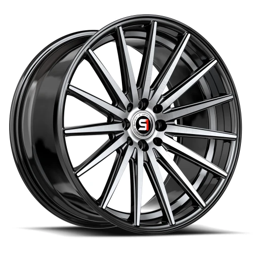 Spec-1 Sp-69 Wheels Rims 20x8.5 5x114.3 5x120 Gloss Black & Machined & Undercut 38mm | SP-6920853838BMU
