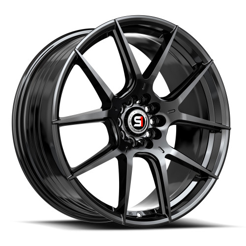 Spec-1 Sp-71 Wheels Rims 17x8 5x108 5x114.3 Gloss Black 42mm | SP-711783242GB