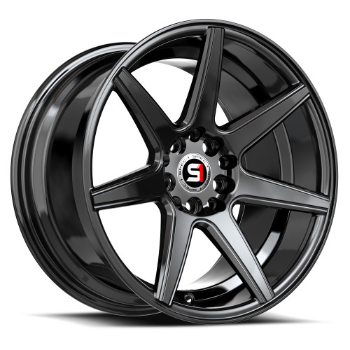 Spec-1 Sp-73 Wheels Rims 17x7.5 5x105 5x114.3 Gloss Black 42mm | SP-7317752842GB