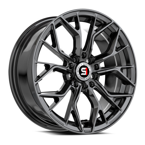Spec-1 Sp-76 Wheels Rims 15x6.5 4x100 4x114.3 Gloss Black 20mm | SP-761565920GB