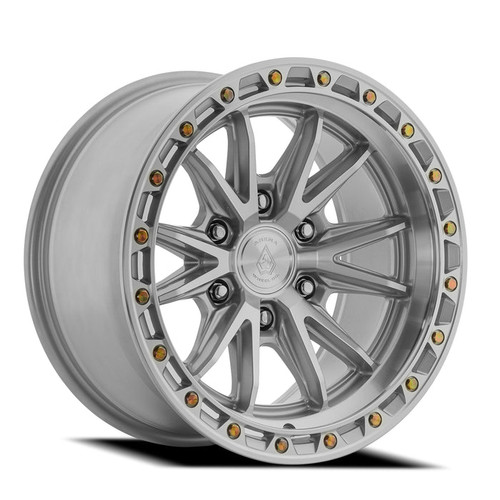 Arena A135 Atlas Wheels Rims 17x8.5 6x139.7 Gloss Silver Machined 25mm | A135178584P02519
