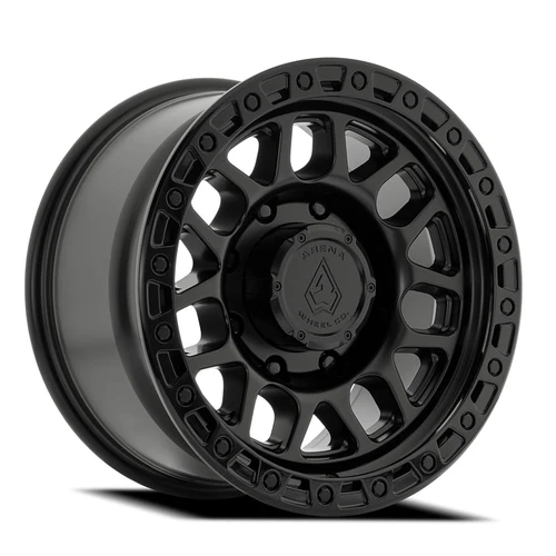 Arena A119 Boost Wheels Rims 18x9 8x180 Satin Black W/ Gloss Black Lip 20mm | A119189018P02004