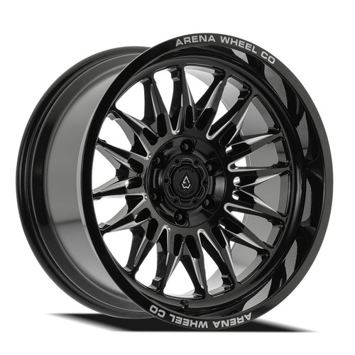 Arena A126 Javelin Wheels Rims 20x9 5x127 5x139.7 Gloss Black Milled 0mm | A126209057P00016