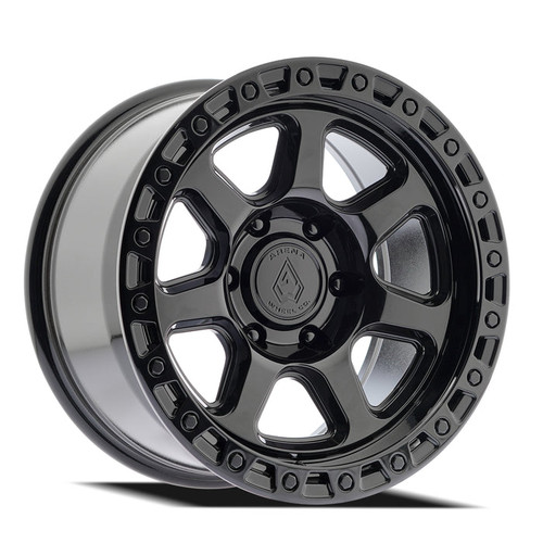 Arena A123 Throttle Wheels Rims 17x9 6x139.7 Gloss Black 0mm | A123179084P00002