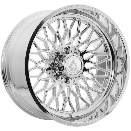 Arena Af107 Vulcan Wheels Rims 24x12 8x170 Milled And Polished -51mm | AF107241217N05117