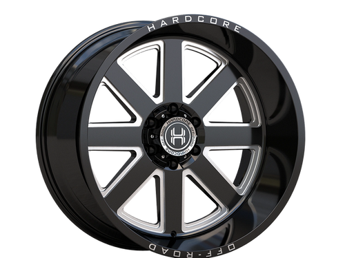 Hardcore Offroad Hc106 Wheels Rims 20x9 6x135 6x139.7 Gloss Black Milled 0mm | HC106209613555GBM+0