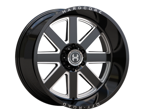 Hardcore Offroad Hc106 Wheels Rims 20x9 8x170 Gloss Black Milled 0mm | HC1062098170GBM+0