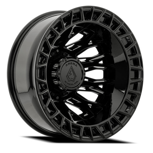 Arena Dually A127  Innovator Rear Wheels Rims 22x8.25 8x210 Gloss Black -220mm
