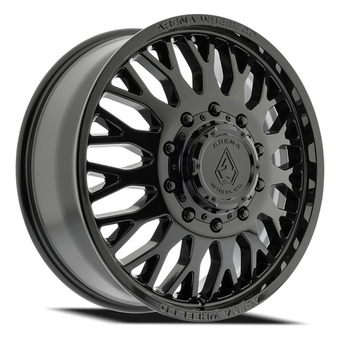 Arena Dually A121  Monarch Front Wheels Rims 22x8.25 10x225 Gloss Black 105mm