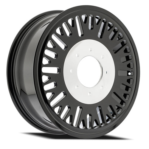 Arena Dually Af101  Casino Inner Wheels Rims 22x8.25 10x225 Gloss Black 100mm