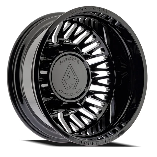 Arena Dually Af101  Casino Rear Wheels Rims 24x8.25 8x210 Gloss Black -235mm