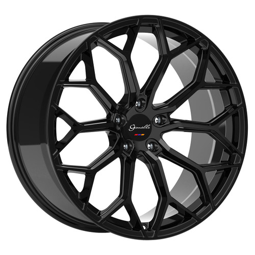 Gianelle Monte Carlo Wheels Rims 22x9 Blank Custom Drilled Gloss Black 15mm | GA-2290Z15GAMOCGB