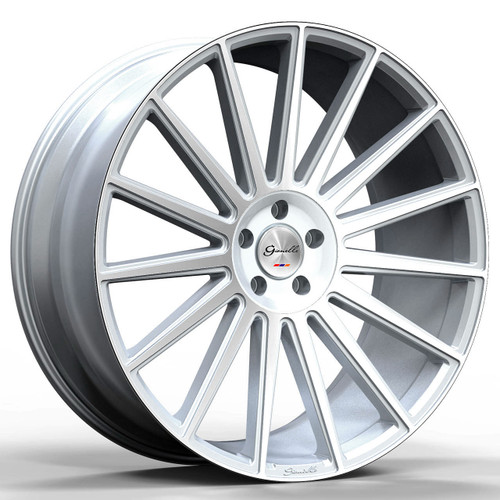 Gianelle Verdi Wheels Rims 20x10.5 Blank Custom Drilled Silver Machined Face 15mm | GA-2015Z15GAVERMS