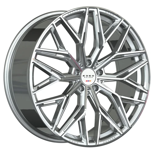 Koko Kuture Como Wheels Rims 20x9.5 Blank Custom Drilled Silver Machined Face 10mm | KK-2095Z10KOCOMMS