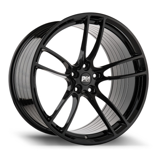 P51 101Rf Wheels Rims 19x10 5x114.3 Gloss Black 35mm | P511-GB514191035