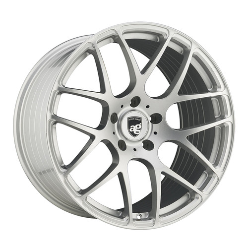 Avant Garde Ruger Mesh Wheels Rims 19x8.5 5x130 Liquid Silver 45mm | RMSHF-LS530198545