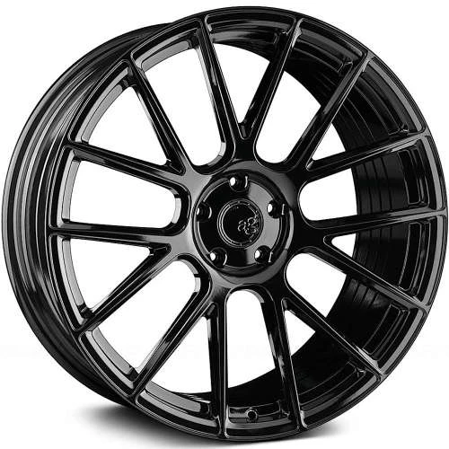 Ag Luxury Vanquish Wheels Rims 22x10.5 5x120 Gloss Black 38mm | VANQ-GB520220538