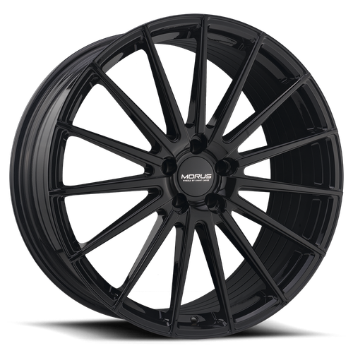 Morus Kraft Wheels Rims 18x8.5 5x112 Gloss Black 35mm | MKRA-GB512188535