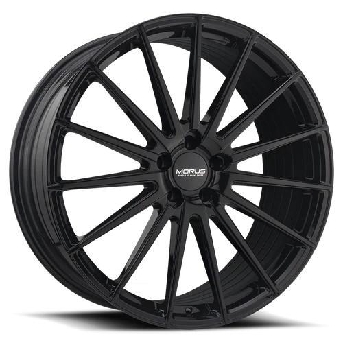 Morus Kraft Wheels Rims 22x10.5 5x112 Gloss Black 34mm | MKRA-GB512220534