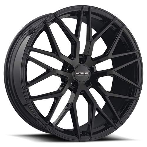 Morus Stern Wheels Rims 18x8.5 5x112 Gloss Black 35mm | MSTR-GB512188535
