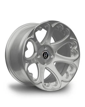 Heritage Kokoro Wheels Rims 17x8 4x100 Silver 25mm | KOKOROM410017825SIL