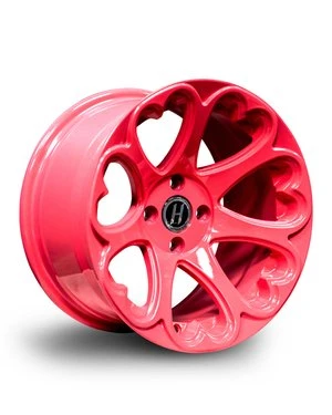 Heritage Kokoro Wheels Rims 17x8 4x100 Pink 25mm | KOKOROM410017825PNK