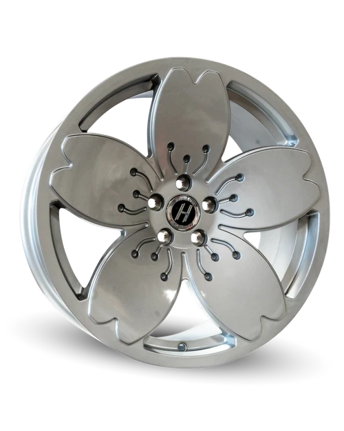 Heritage Sakura Wheels Rims 18x8.5 5x100 Silver 35mm | SAKURAM5100188535SIL