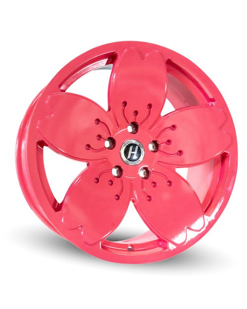 Heritage Sakura Wheels Rims 18x9.5 5x100 Pink 22mm | SAKURAM5100189522PNK