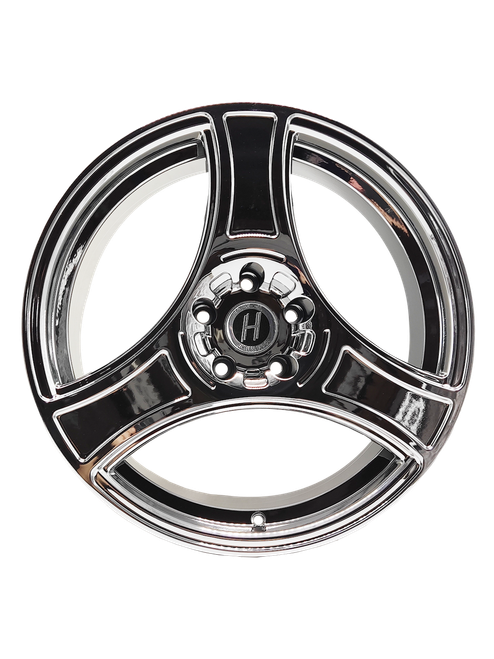 Heritage Bushido Wheels Rims 18x9.5 5x100 Chrome 12mm | BUSHIDOM5100189512CHR