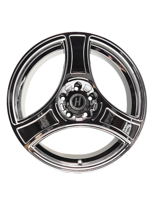 Heritage Bushido Wheels Rims 18x9.5 5x114.3 Chrome 12mm | BUSHIDOM5114189512CHR