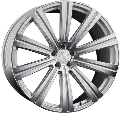 Ag Luxury Vanguard Wheels Rims 22x10.5 Blank Custom Drilled Silver Machined 15mm | VANG-GSM888220515