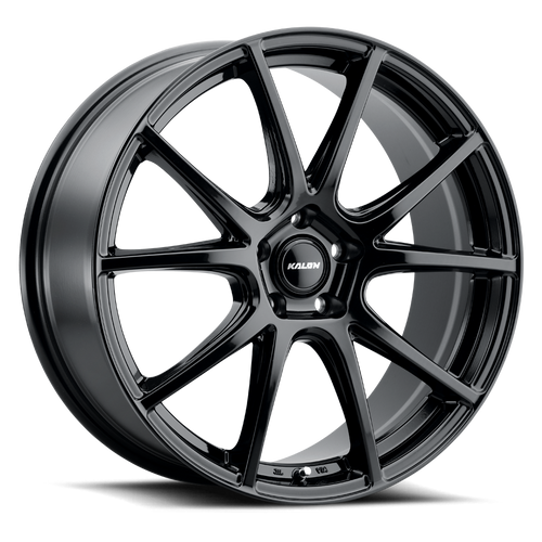 Kalon Tk3 109 Wheels Rims 18x8 5x114.3 Gloss Black 40mm | 109A-1880F40