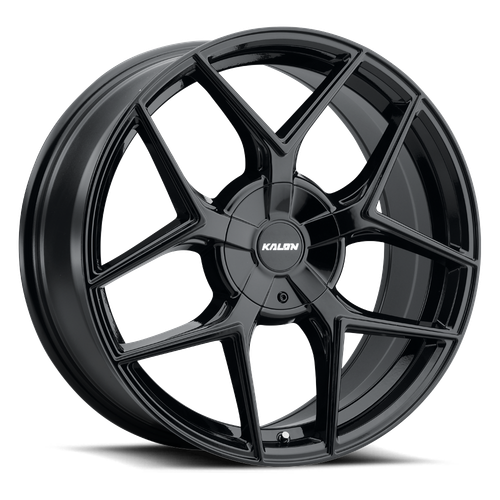 Kalon Falcon 201 Wheels Rims 19x8.5 5x100 5x114.3 Gloss Black 40mm | 201A-1985AF40