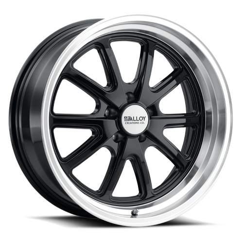 Alloy Creations Ac515 Wheels Rims 20x8.5 5x114.3 Gloss Black Machined Lip 0mm | 515AA-2085F0