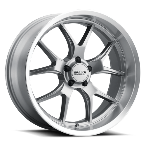 Alloy Creations Ac525 Wheels Rims 17x7 5x120 Gray Machined Lip 0mm | 525LA-1770I0
